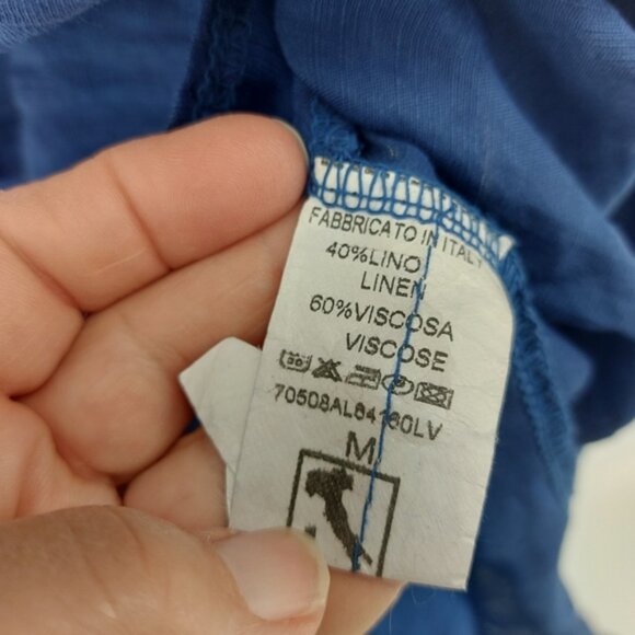 Sandro Ferrone Linen Blend Tunic Top - Picture 3 of 5